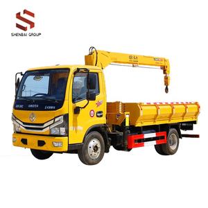 จีน5ton สามส่วนขนาดเล็กตรงแขนเครนรถบรรทุกยกรถเครนสำหรับขาย - Product Image 5