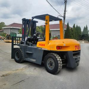 Gebruikt Japanse heftruck Japan <span class=keywords><strong>TCM</strong></span> 7 ton diesel heftrucks goede staat originele Japanse verkoop - Product Image 4
