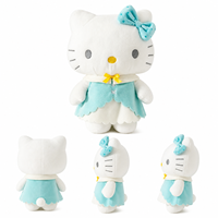 Jouets en peluche personnalisés en gros d'usine, poupée anime Hello Kitty de 8 pouces, animaux en peluche mignons et câlins, pendentif de sac Kawaii pour boutique
