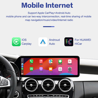 ZWNAV 14.9" LINUX Os Auto Apple Carplay Multimédia pour Mercedes Benz GLC W205 2015-2022 GPS Navi. Mise à niveau du moniteur de l'autoradio