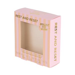 Sang Trọng Các Tông Màu Trắng Hộp Quà Tặng Tùy Chỉnh Lá Nóng Dập PVC Cửa Sổ Vật Nuôi Cho Bao Bì Cao Cấp Hiển Thị - Product Image 2