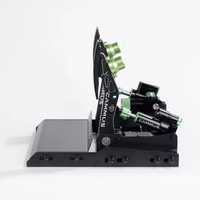CAMMUS LC200 200KG Ensemble de pédales de frein hydrauliques avec cellule de charge, force de frein réglable, retour de force, USB PC, en acier inoxydable, pour simulateur de course
