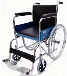 Silla de Ruedas Manual Plegable Ligera y Económica para Discapacitados, Ideal para Viajes y Hospitales - Product Image 2