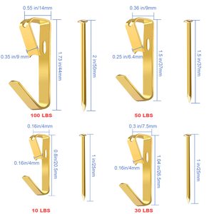 Kit de 310 Piezas <span class=keywords><strong>para</strong></span> <span class=keywords><strong>Colgar</strong></span> Cuadros de Acero Resistente con Ganchos y Colgadores Premium <span class=keywords><strong>para</strong></span> <span class=keywords><strong>Colgar</strong></span> <span class=keywords><strong>Espejos</strong></span>, Incluye Herrajes - Product Image 2