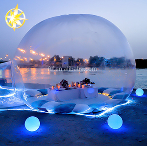 Tenda Ovale Gonfiabile Waterhan per Esterni, Trasparente, a Bolla di Cristallo, Impermeabile, Ecologica, Leggera, per Tutte le Stagioni 2 - Product Image 1