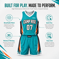 Maillots de basketball personnalisés pour jeunes – Canada – Maillots d'équipe sublimés pour ligues scolaires – Respirants, performance Dri-FIT – Commandes en gros, faible MOQ