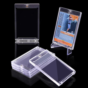 Nhà Máy Bán buôn HD rõ ràng 35pt 55pt 75pt nhựa từ thẻ hiển thị đứng bảo vệ bao gồm có thể thương mại hiển thị khán đài - Product Image 1