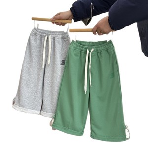 <span class=keywords><strong>Pantaloni</strong></span> sportivi in cotone per bambini, stile americano, primaverili, a gamba dritta, con risvolto, colori vivaci, stampa a lettere, vestibilità ampia e affusolata, per ragazzi e ragazze - Product Image 5