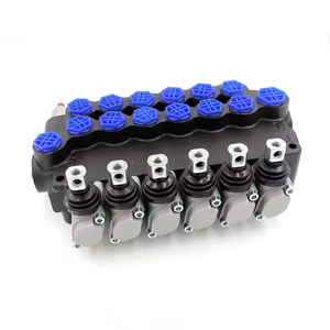 Vanne de commande directionnelle hydraulique manuelle haute performance P80-AQF-G34-G12-2OT pour grues de camion |   Marque Huamao Garantie 1 an - Product Image 1
