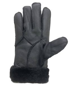 Guanti Invernali in Vera Pelle di Pecora Australiana a Doppia Faccia per Donne, Caldi Guanti in Lana e <span class=keywords><strong>Cashmere</strong></span> - Product Image 2