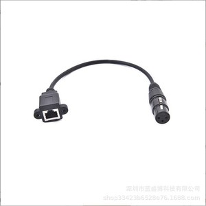 Xlr 3 Pin Female To <b>Rj45</b> Female Audio <b>Cable</b> For Professional Audio Equipment - Product Image 4