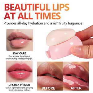 <span class=keywords><strong>Baume</strong></span> à lèvres personnalisé avec logo de marque privée, brillant, imperméable, crème hydratante, beurre de fruits minéral, brillant à lèvres - Product Image 2