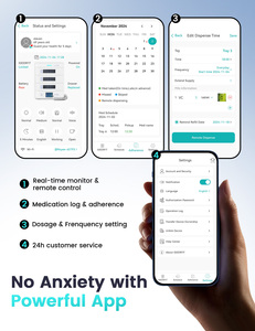 Distributeur de pilules intelligent : évitez les doses incorrectes et l'oubli grâce à la distribution automatique - Product Image 2