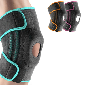 Rodillera <span class=keywords><strong>de</strong></span> rótula flexible, estabilizadores laterales, rodilleras <span class=keywords><strong>de</strong></span> neopreno suave para hombres y mujeres, temporada <span class=keywords><strong>de</strong></span> primavera, alivio del <span class=keywords><strong>dolor</strong></span>, soporte cálido - Product Image 3