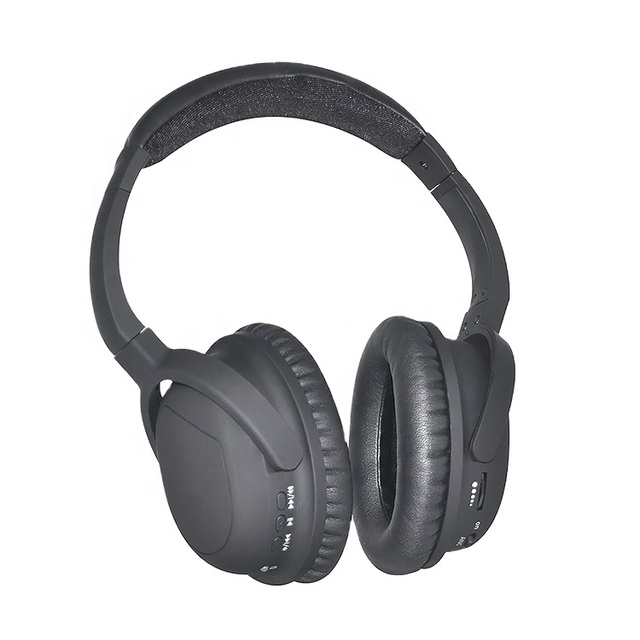 Professional Wireless Bluetooth Earphones Active Noise Canceling Qualcomm Chip HiFi Sound Long Battery LED Battery OEM ODM