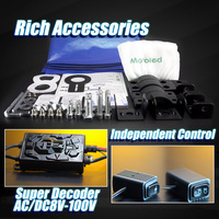 MOTOLED Exploradoras para Moto, Luces LED Azul, Amarillo, Blanco, DRL, 60W, 10000LM