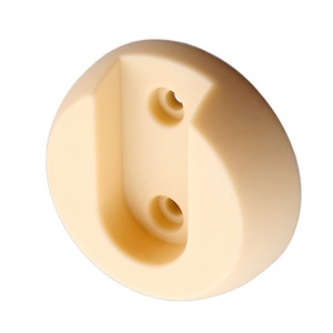 Round Plastic Clothes Holder Beige Wall Mount Detachable For <b>Wardrobe</b> Closet - Product Image 2