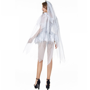<span class=keywords><strong>Disfraz</strong></span> de vampiro de <span class=keywords><strong>novia</strong></span> <span class=keywords><strong>muerta</strong></span> de Halloween para mujeres adultas fiesta de Carnaval fantasmas Zombie Bloody Cosplay traje - Product Image 6