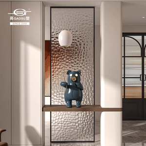 Lámina GPPS Estampada de 2mm 3mm, Panel de Plástico PS Texturizado Irrompible para Puerta de <span class=keywords><strong>Ducha</strong></span> de Baño - Product Image 1