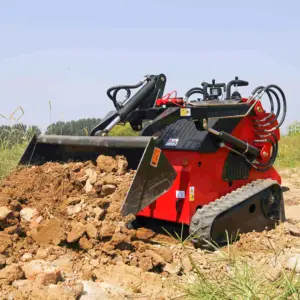 Mais barato EPA EURO5 skid steer balde 72 Mini Loader ficar em skid steer com balde