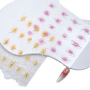 Tiras de Uñas Decorativas a Precio Económico, Adhesivos de Gel con Curado UV, Pegatinas de Uñas de Marca de Moda, Calcomanías de Gel UV - Product Image 1
