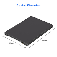 Adattatore Inverso M.2 NGFF B Key a SATA da 2,5 Pollici per SSD, Case Enclosure per Hard Disk, Adattatore M.2 SATA a SATA III da 2,5 Pollici in Plastica