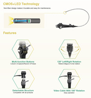 Système de gastroscopie vétérinaire multifonctionnel LHWTK12, portable, 1500 mm, endoscope pour chevaux pour ferme