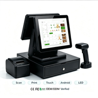 Monitor de Pantalla Táctil Capacitiva de 15 Pulgadas al por Mayor para Sistemas POS, Equipos de Quiosco Minorista, OEM Disponible