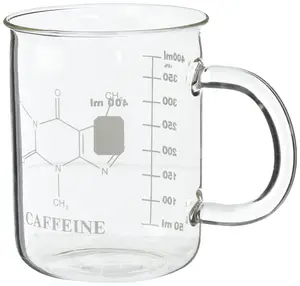 400ml thấp hình thức borosilicate3.3 Glass beaker cup với xử lý đối với nhà bếp nấu ăn hoặc Bar Cocktail làm