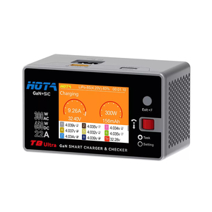 HOTA T8 Ultra GaN 8S Caricabatterie Intelligente AC 300W DC 650W per Batterie LiPo LiHV LiFe NiMH, per Droni RC, Auto, Aerei - Product Image 2