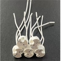 Adaptateur de douille de lampe en céramique GU10 MR16 MR11 GU5.3 G4, 10cm 15cm, connecteur en silicone pour ampoule LED halogène