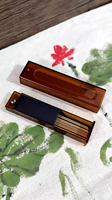Boîte portable personnalisée de 10g pour bâtonnets d'encens aromatiques en bois, support magnétique, mini format de poche, bâtonnets d'encens naturels pour la maison, le yoga et le spa