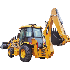 Retroexcavadora Caterpillar 420F usada con motor central Shanghai usada para excavadora retro Cat 416 a la venta - Product Image 1