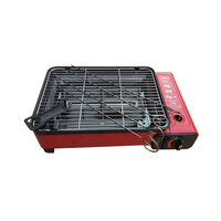 1 brûleur petit dessus de table gaz barbecue gril poêle pour le camping bien conçu intérieur extérieur acier laminé à froid allumage électrique 2.2kw