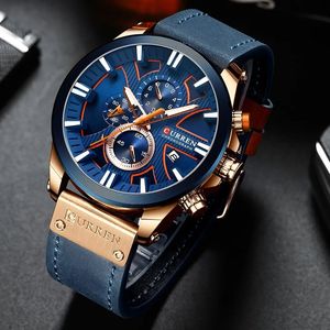 CURREN 8346 Nuevo Reloj de Pulsera de Cuarzo para Hombre, Reloj de Moda Masculino con Fecha, Reloj Deportivo Impermeable para Hombre - Product Image 3