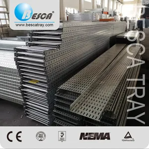 Perforated Cable Tray Besca High Quality Perforated Electrical Szes Cable Tray For Airport