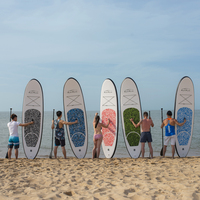 FUNWATER Drop Shipping sup Paddle Board Gonflable, Planche de Surf Gonflable avec Lumière LED