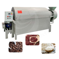 Machine de torréfaction et de séchage rotative industrielle commerciale à prix d'usine pour grains de café, haricots rouges et riz