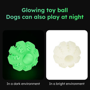 Palla da masticare per cani che si illumina al buio - Giocattolo interattivo elastico e resistente per l'addestramento, luce LED impermeabile per il gioco all'aperto e il sollievo dalla noia - Product Image 5