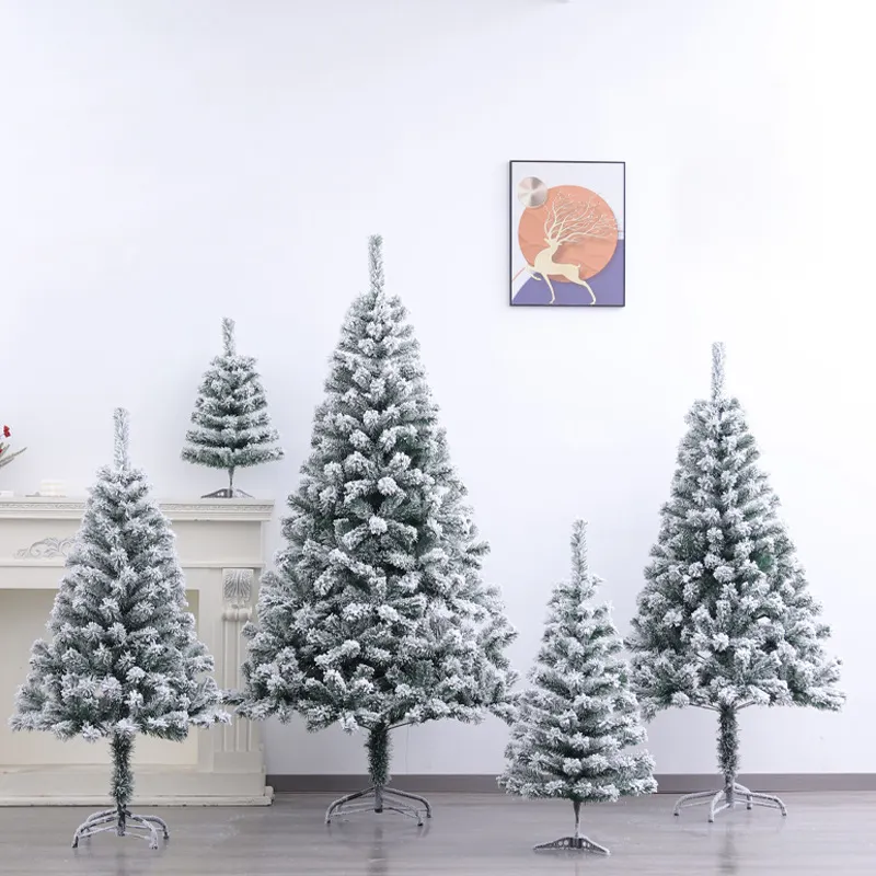 Albero di natale floccato artificiale gigante all'aperto e al coperto da 45CM 4M all'ingrosso per decorazioni natalizie