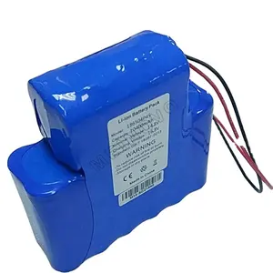 Bom desempenho 14.8v 10400mah icr18650 4s4p bateria de íon de lítio