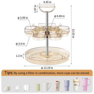 Organizador Giratorio para Botellas de Agua, Soporte para Vasos Stanley de 20/30/40 oz, Organizador para Armarios de Cocina, Escurridor - Product Image 2