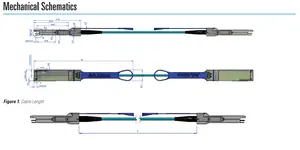 MFA1A00-C015 For Mellanox Hot Pluggable100Gb/s QSFP LSZH 3M Active Fiber Cable