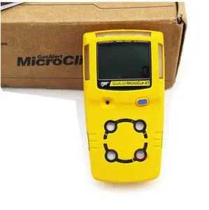 Honeywell BW teknologi MCXL-4 peringatan Gas klip mikro XL 4 detektor kebocoran Gas Honeywell, CO, H2S, LEL dan O2, kuning