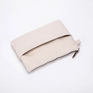 Pochette pour femme en coton recyclé, sac de rangement pour cosmétiques, trousse de maquillage - Product Image 5