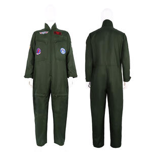 ชุดคอสเพลย์เครื่องแบบกองทัพอากาศอเมริกันแบบกำหนดเองสำหรับผู้ชาย ชุดนักบินสำหรับผู้ใหญ่ในวันฮาโลวีน พร้อมหน้ากาก  ชุดตัวละครแพทย์ทีวีสำหรับเด็ก - Product Image 2