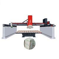 Machine à pierre CNC 5 axes DECHEN DTQ-450/600/700/800, scie à pont pour la découpe du granit et du marbre, PLC, basse tension, lame de 400-700 mm
