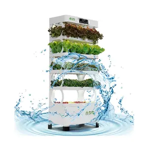 Intelligent grow box hydroponic greenhouse dark room cabinet vegetable hydroponics cabinet