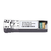 Module émetteur-récepteur optique SFP+ LR 25G 1310nm 10km, monomode LC, compatible avec les commutateurs Ethernet POE