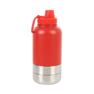 Su misura 3 in 1 Multi funzione 32Oz in acciaio inox isolato cibo cibo bottiglie di viaggio all'aperto per cani - Product Image 4